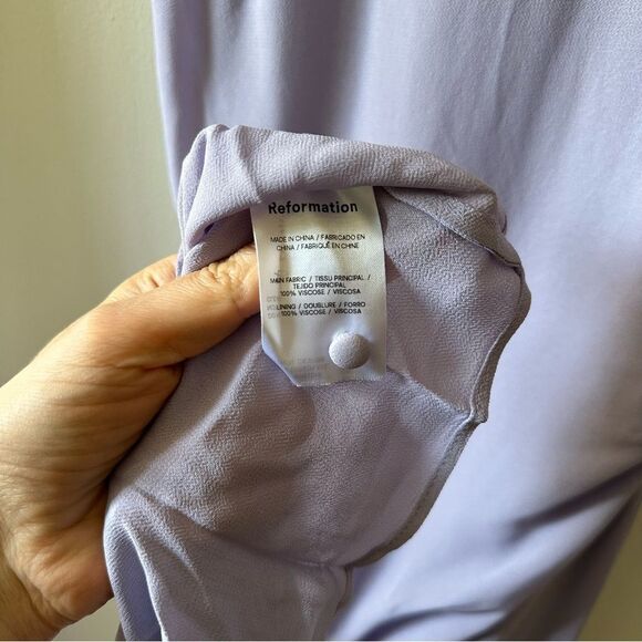 Reformation Magnus Maxi Dress in color Aura - Picture 5 of 8